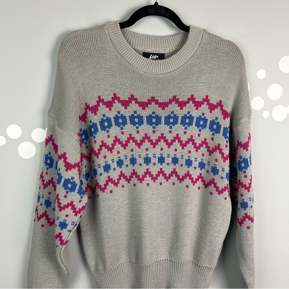 Lido Sports Vintage Wool Ribbed Sweater Size S - Picture 2 of 7